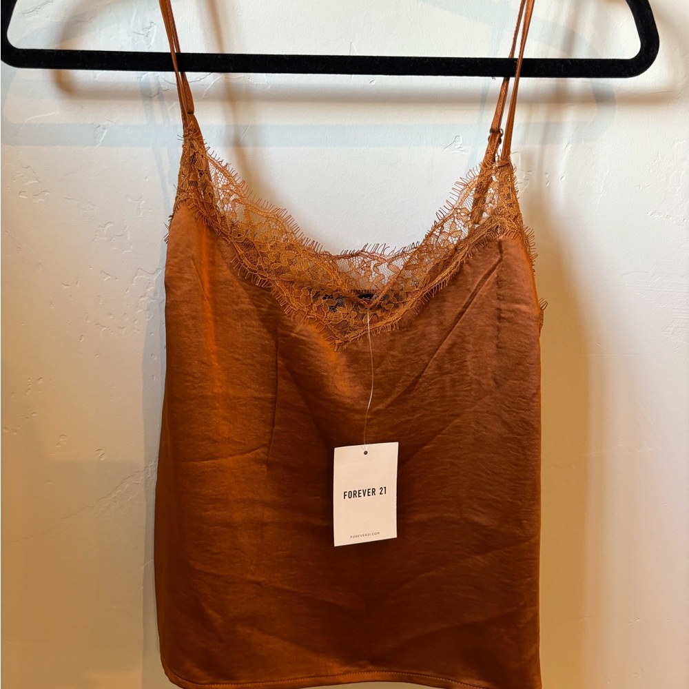 Forever 21 Women's Ginger Lace Cami Top